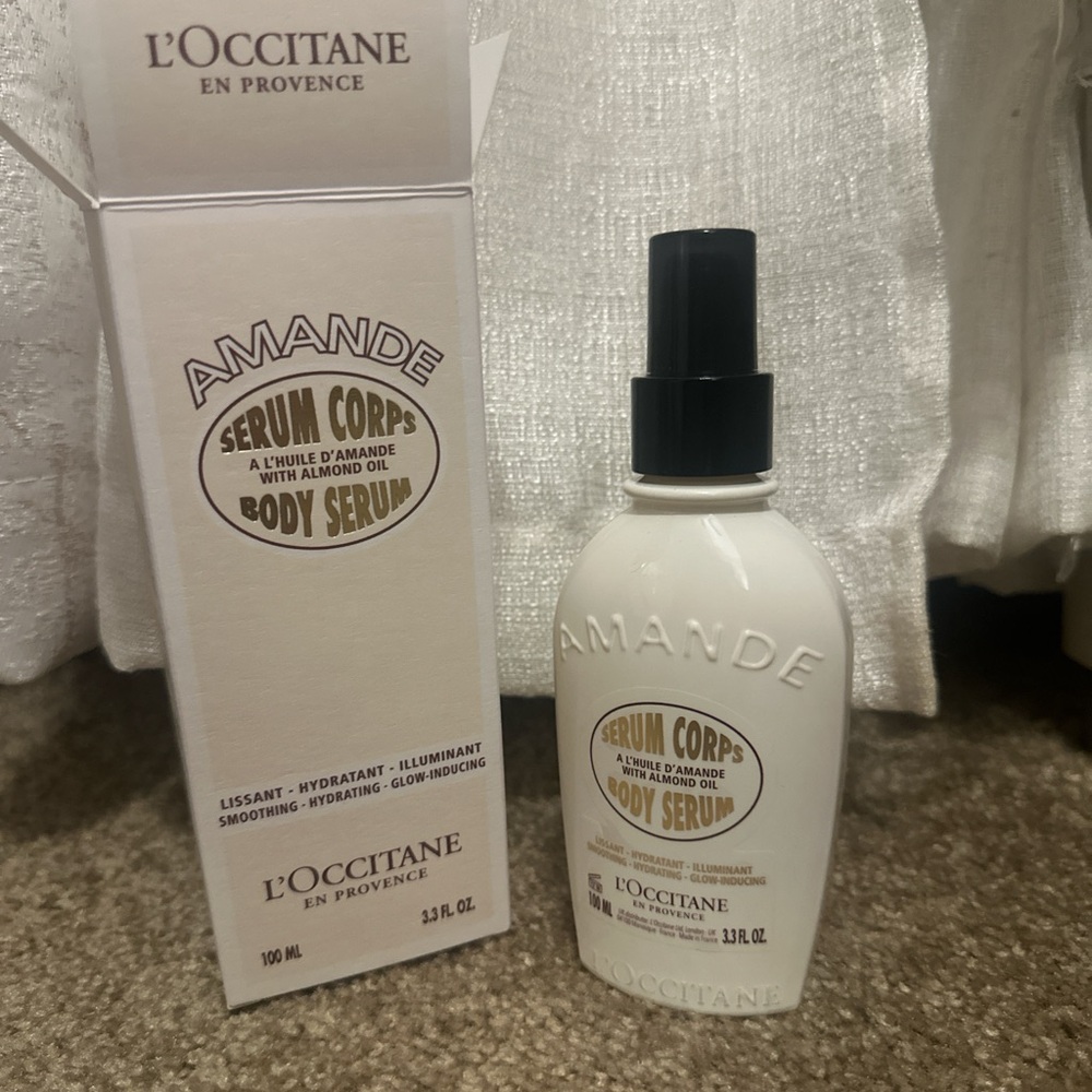 L'OCCITANE Almond Body Serum in White Bottle